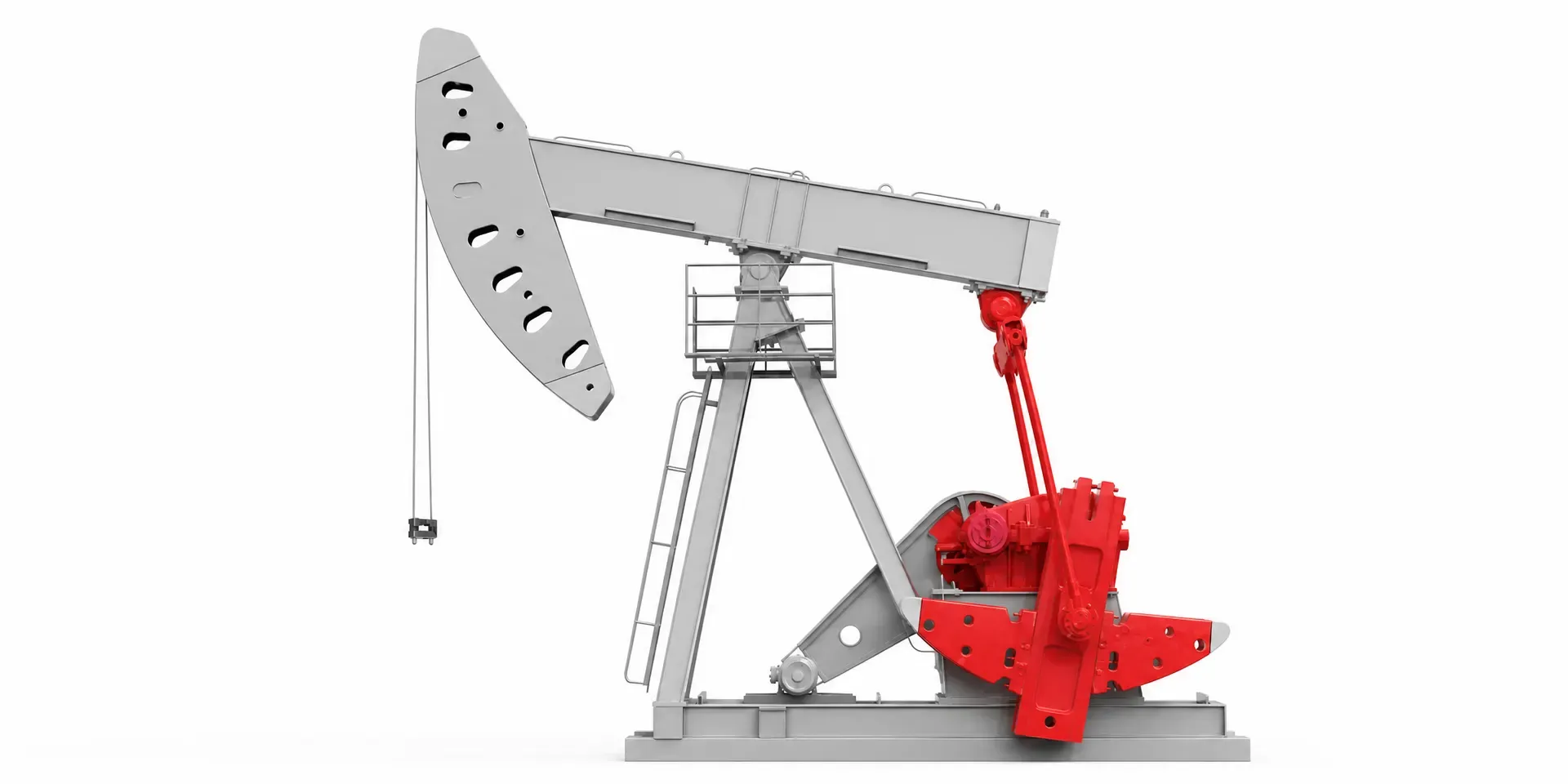 Beam pumping unit with its gearbox and drive arrangement