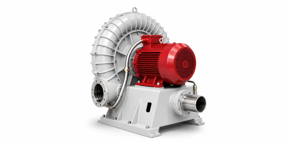 Blast furnace blower with a LEADGO motor