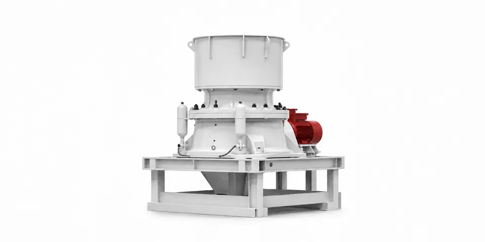 Cone crusher driven by a LEADGO motor